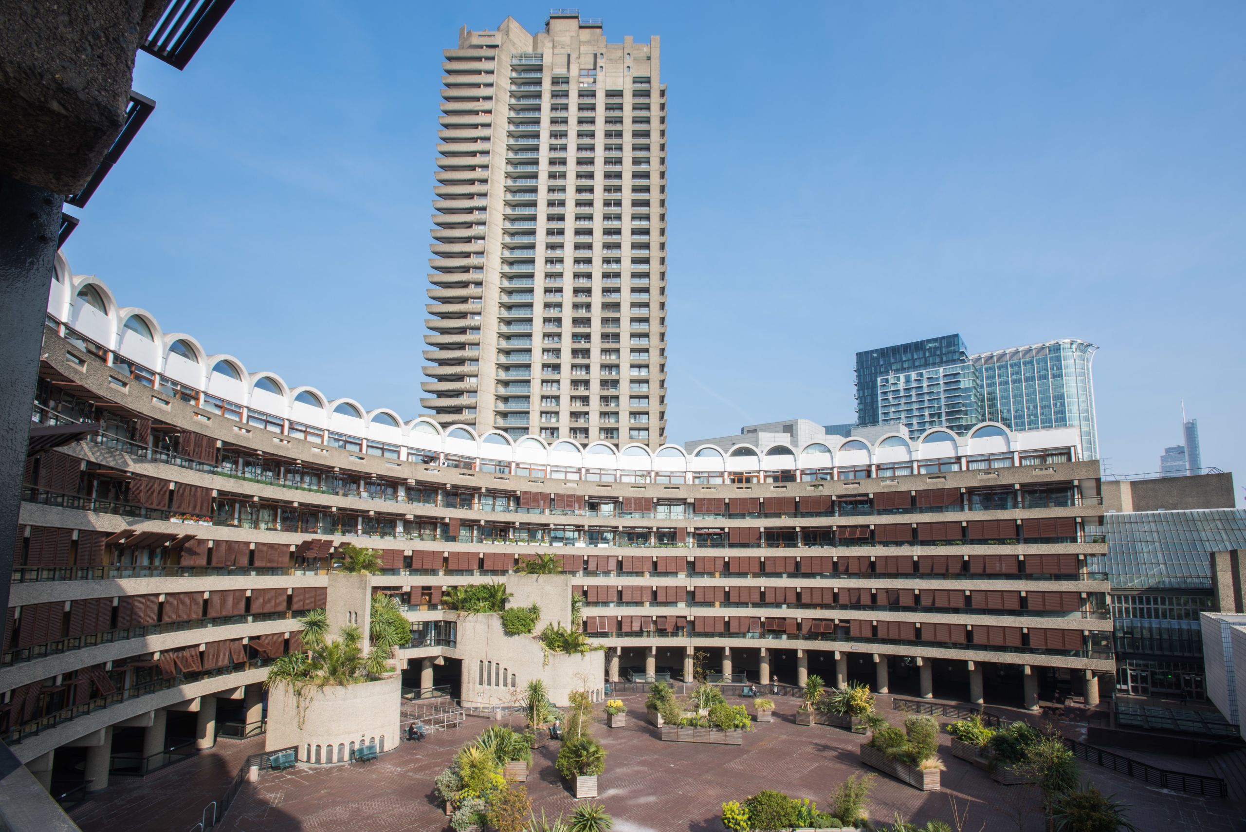 A photo of the Barbican Centre's sculpture court