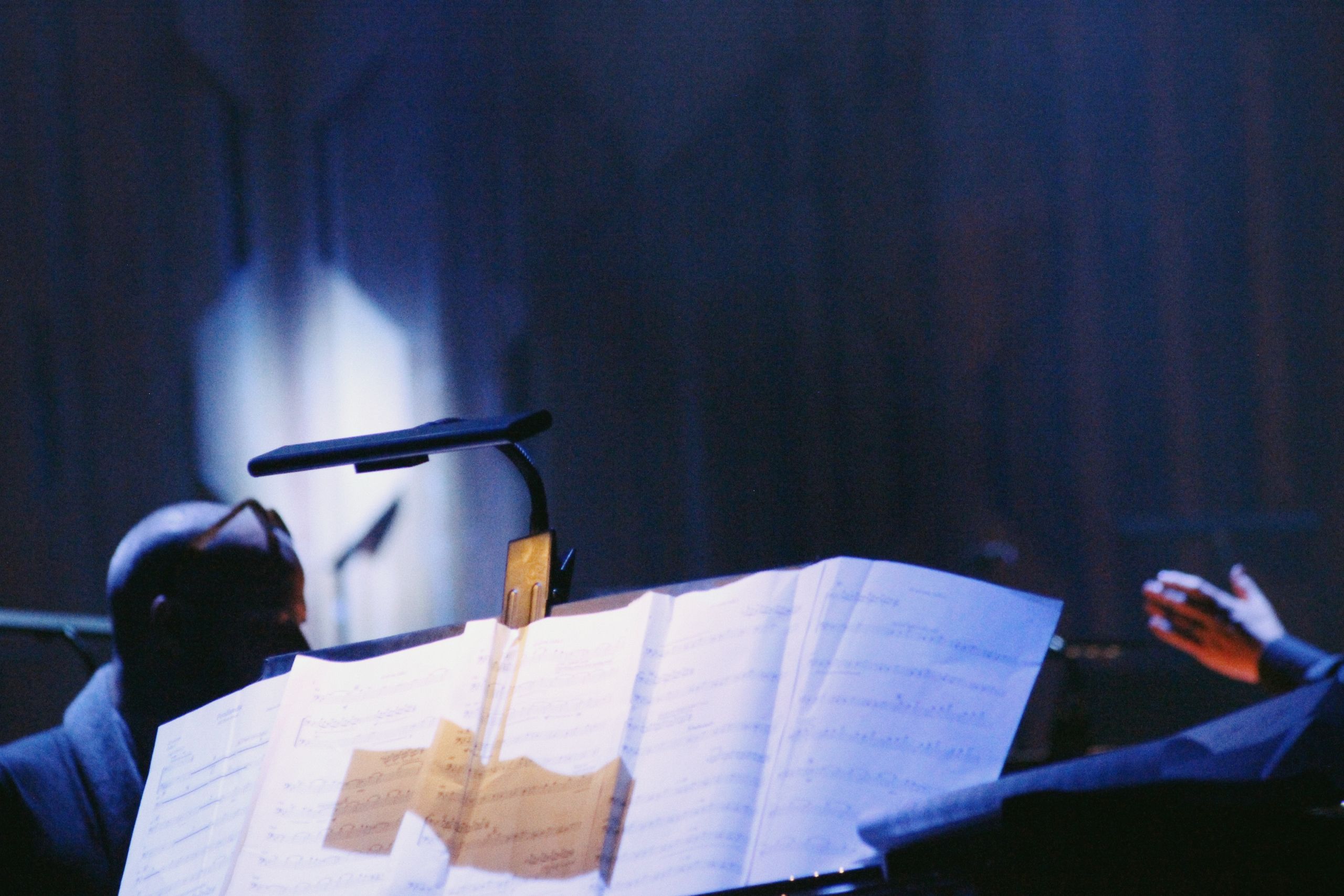 photo of music sheet