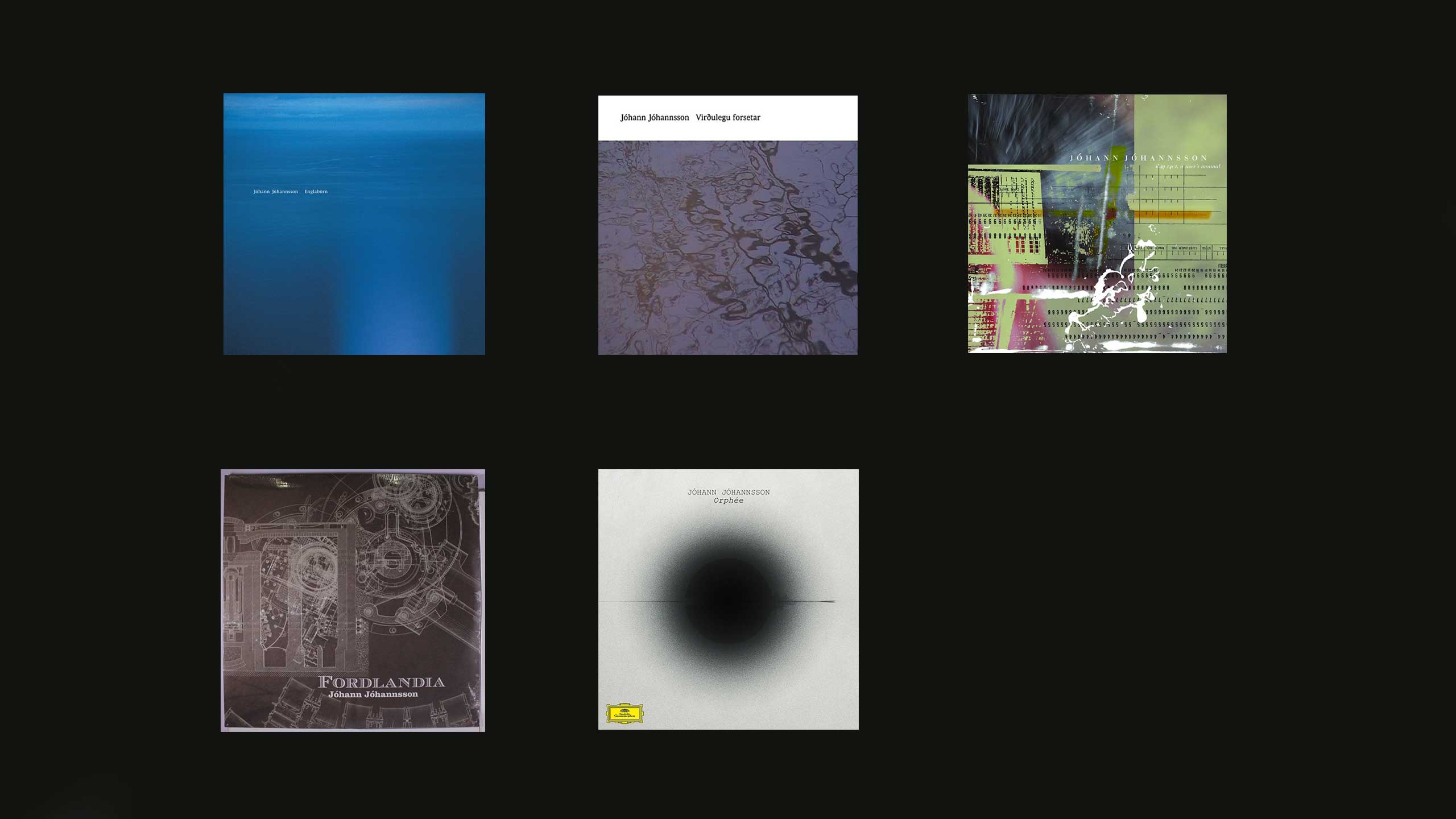 album cover of englaborn and virdelugu forsetar and IBM 1401 and Orphee