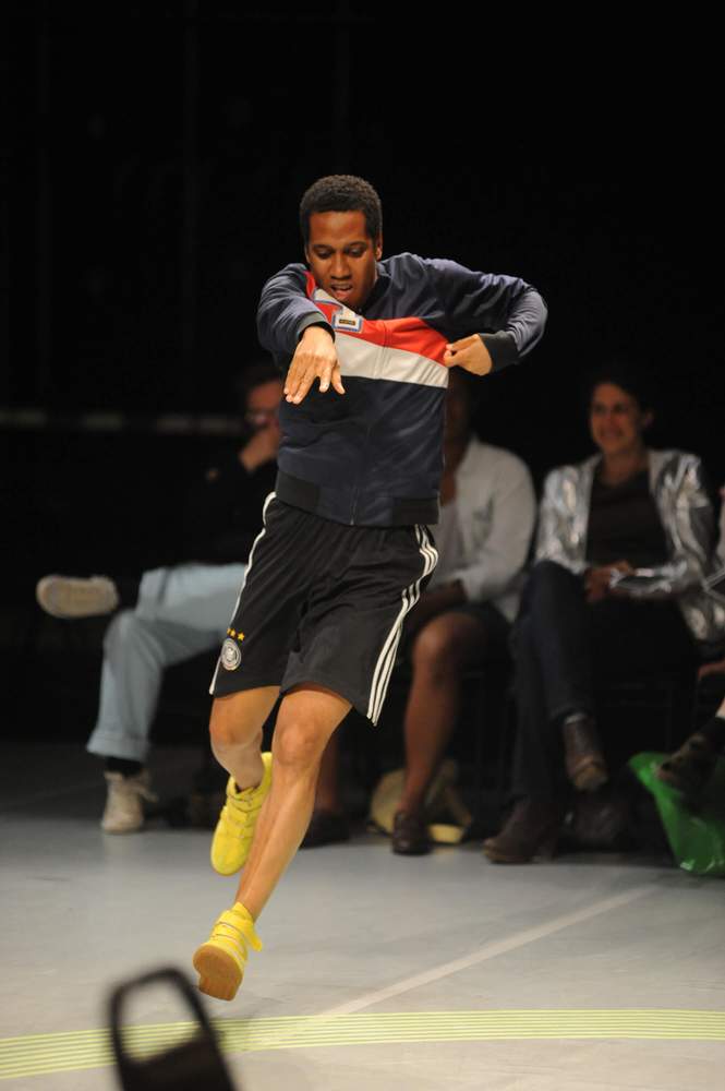 From Twenty Looks or Paris is Burning at the Judson Church S . Photo: Karl Rabe